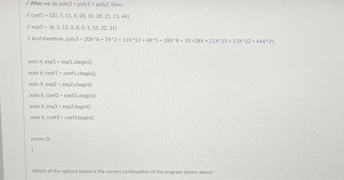 Solved Suppose a program uses six vector container chass | Chegg.com
