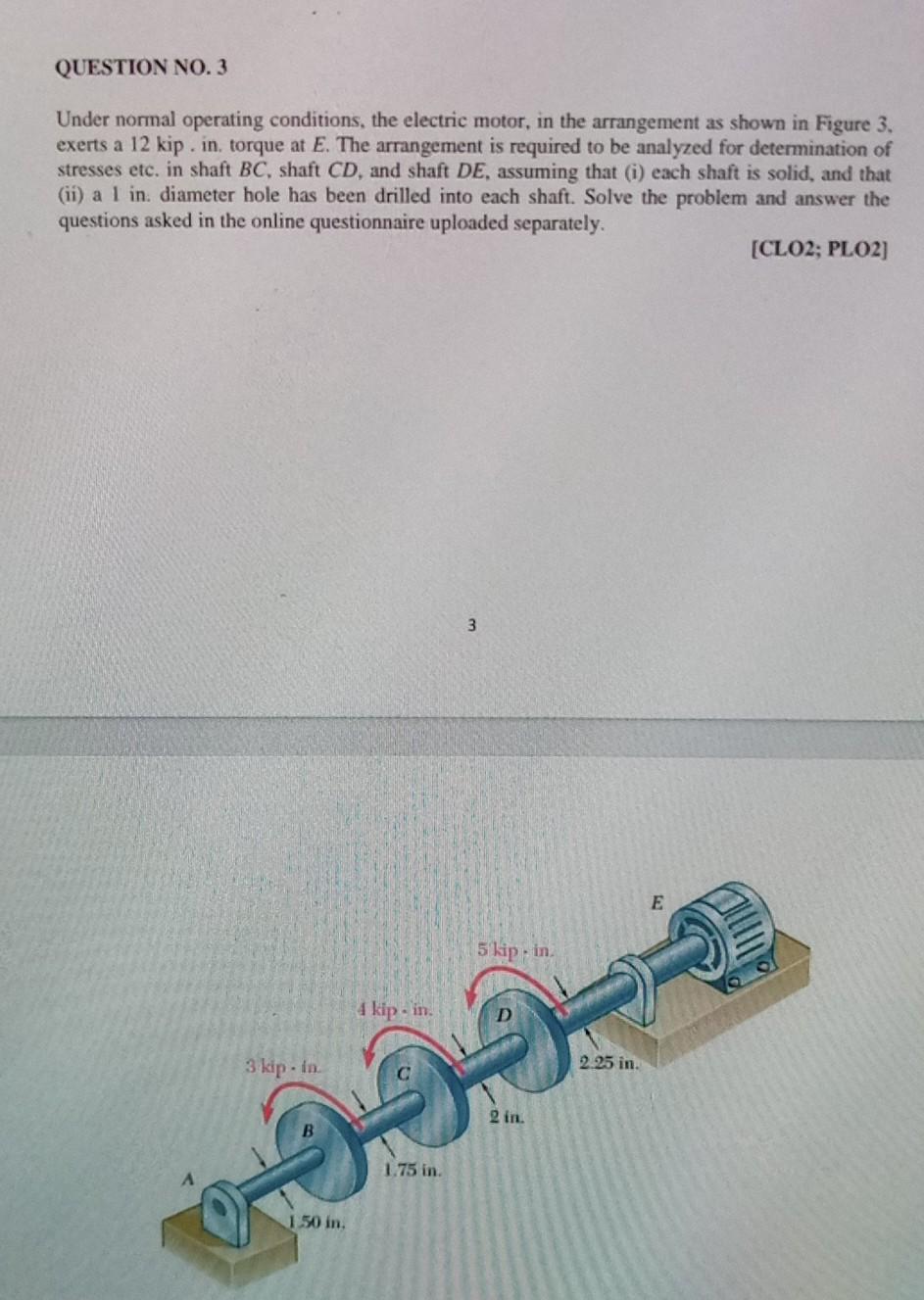 Solved QUESTION NO. 3 Under normal operating conditions, the | Chegg.com