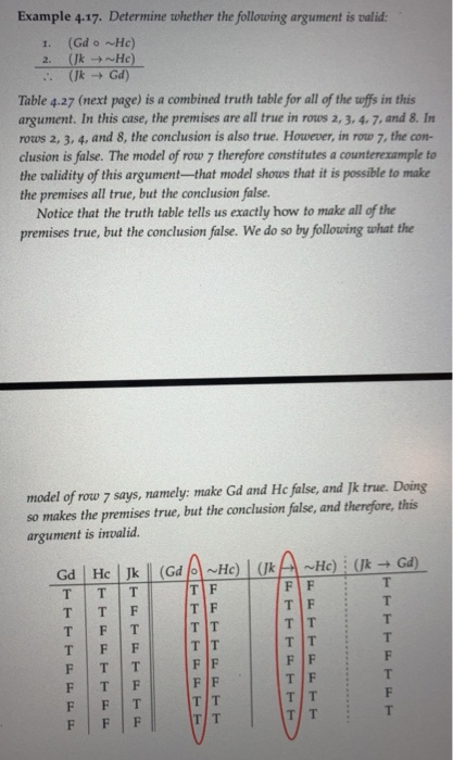 For each argument below, make a complete truth table | Chegg.com