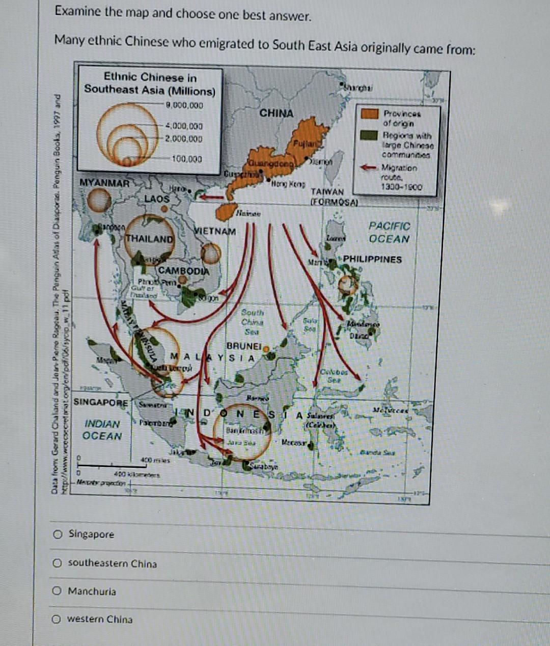 Solved Examine the maps below and select one best answer. | Chegg.com