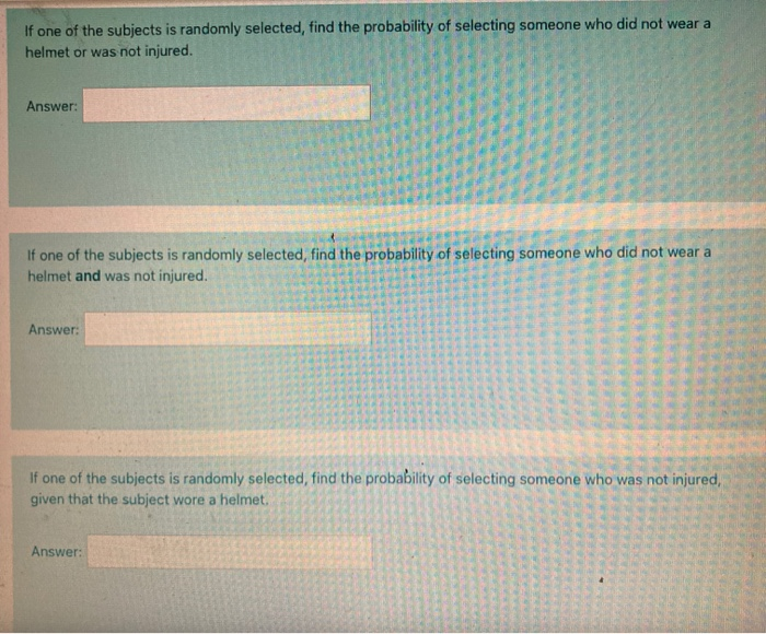 Solved The following table summarizes the results of a study | Chegg.com