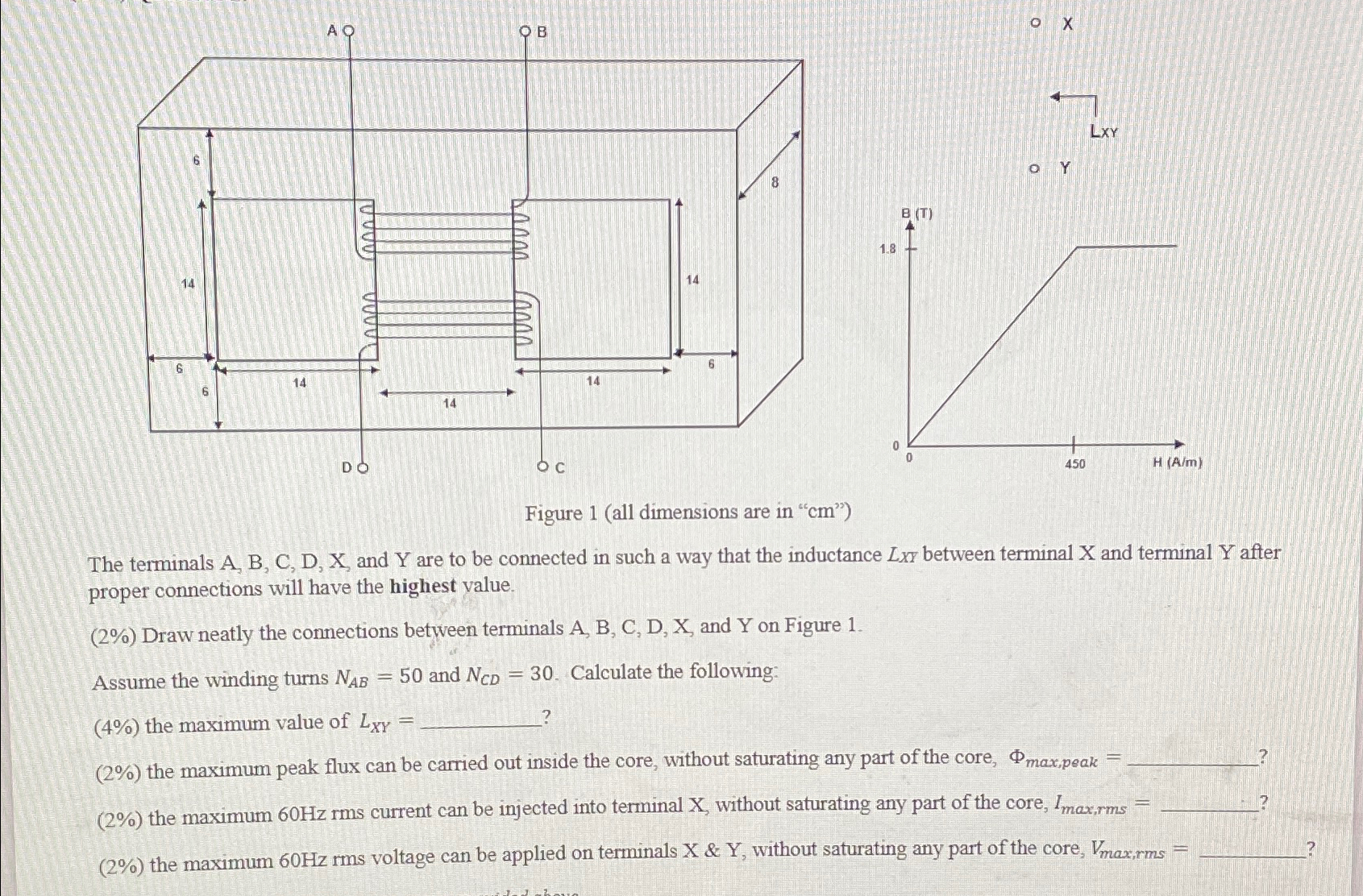 Solved Figure 1 (all dimensions are in 
