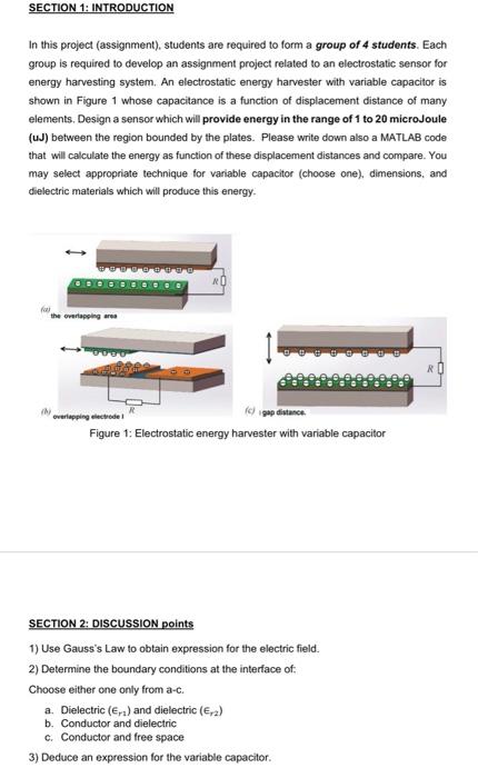 Solved SECTION 1: INTRODUCTION In this project (assignment), | Chegg.com