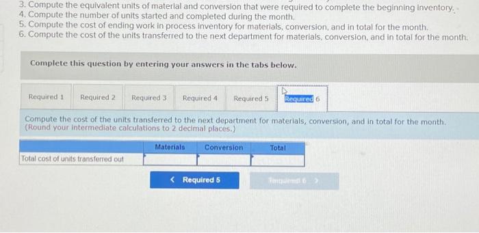 Solved Exercise 55-9 Equivalent Units; Equivalent Units of | Chegg.com