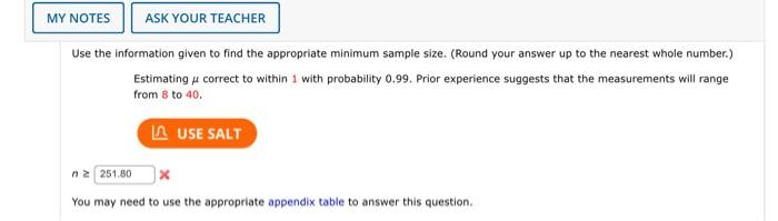 Solved Use the information given to find the appropriate | Chegg.com