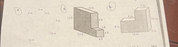 Solved In 1-6, find the volume of each solid figure. 4. | Chegg.com