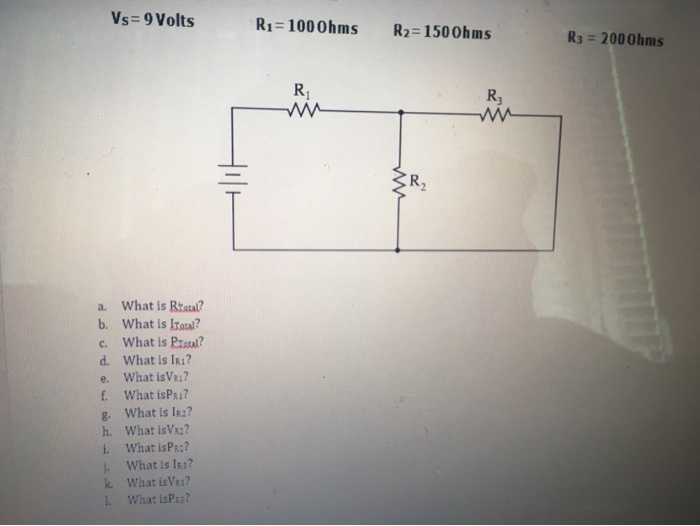 Solved Vs 9 Volts Ri 100 Ohms R2 150 Ohms R3 2000hms A Chegg solved-vs-9-volts-ri-100-ohms-r2-150-ohms-r3-2000hms-a-chegg