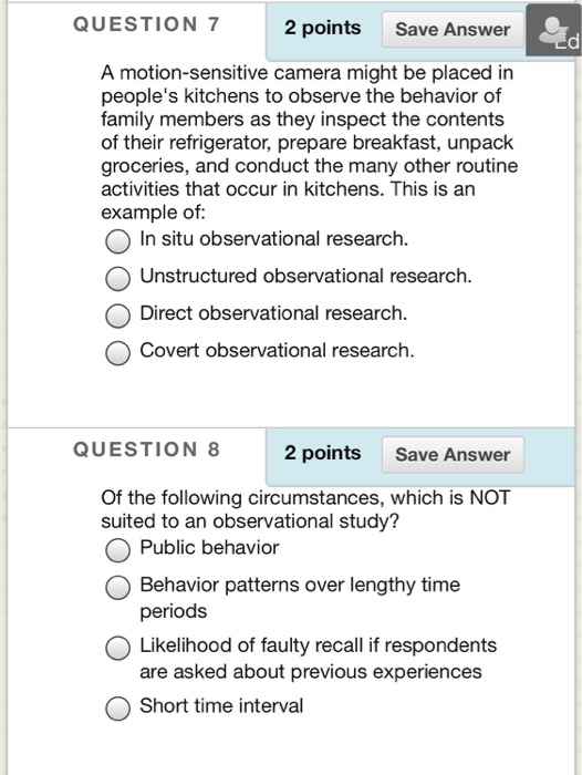 Solved QUESTION 7 2 points Save Answer Ed A motion-sensitive | Chegg.com