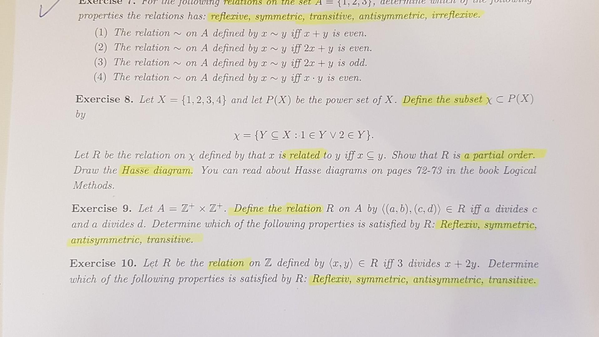 Solved Properties The Relations Has Reflexive Symmetric Chegg Solved Properties The Relations Has Reflexive Symmetric Chegg
