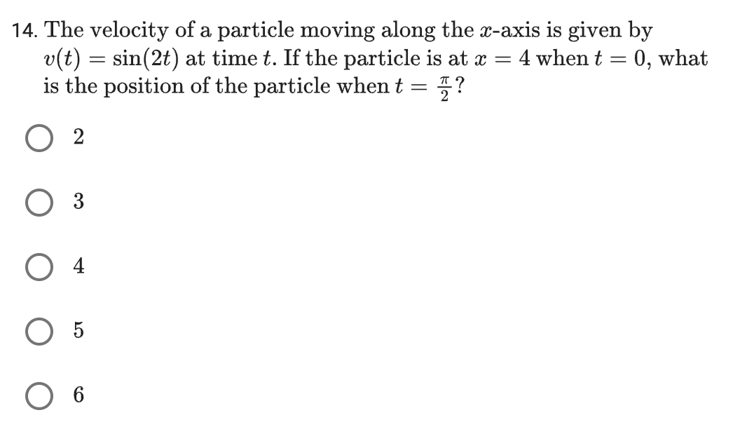 Solved The velocity of a particle moving along the x-axis is | Chegg.com