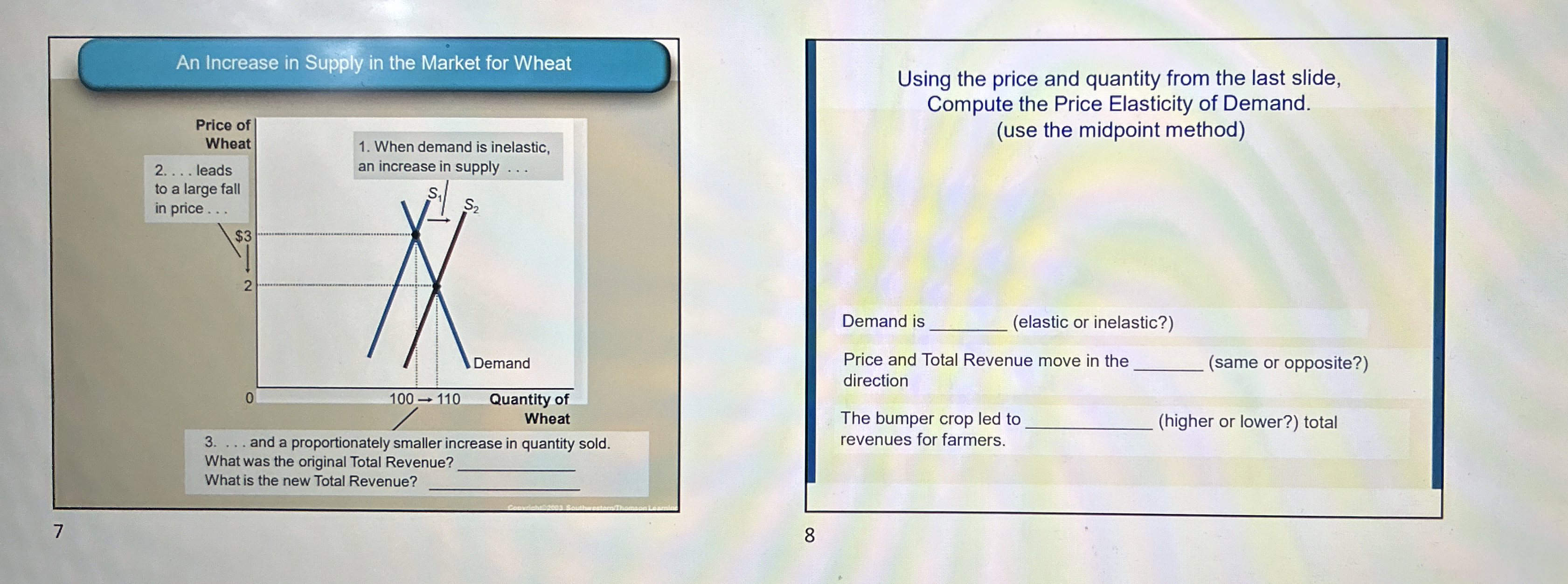 Solved Using the price and quantity from the last slide, | Chegg.com