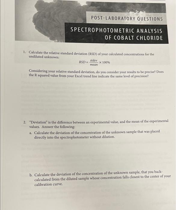 111104 SPECTROPHOTOMETRIC ANALYSIS OF COBALT