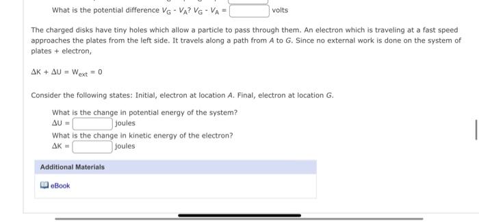 Solved Three charged metal disks are arranged as shown | Chegg.com
