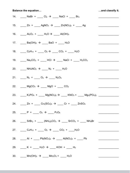 Chemical Reaction \& Equations Directions: First, | Chegg.com