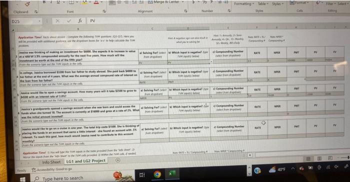 Solved the TVM problem. Jessica was thinking of making an | Chegg.com