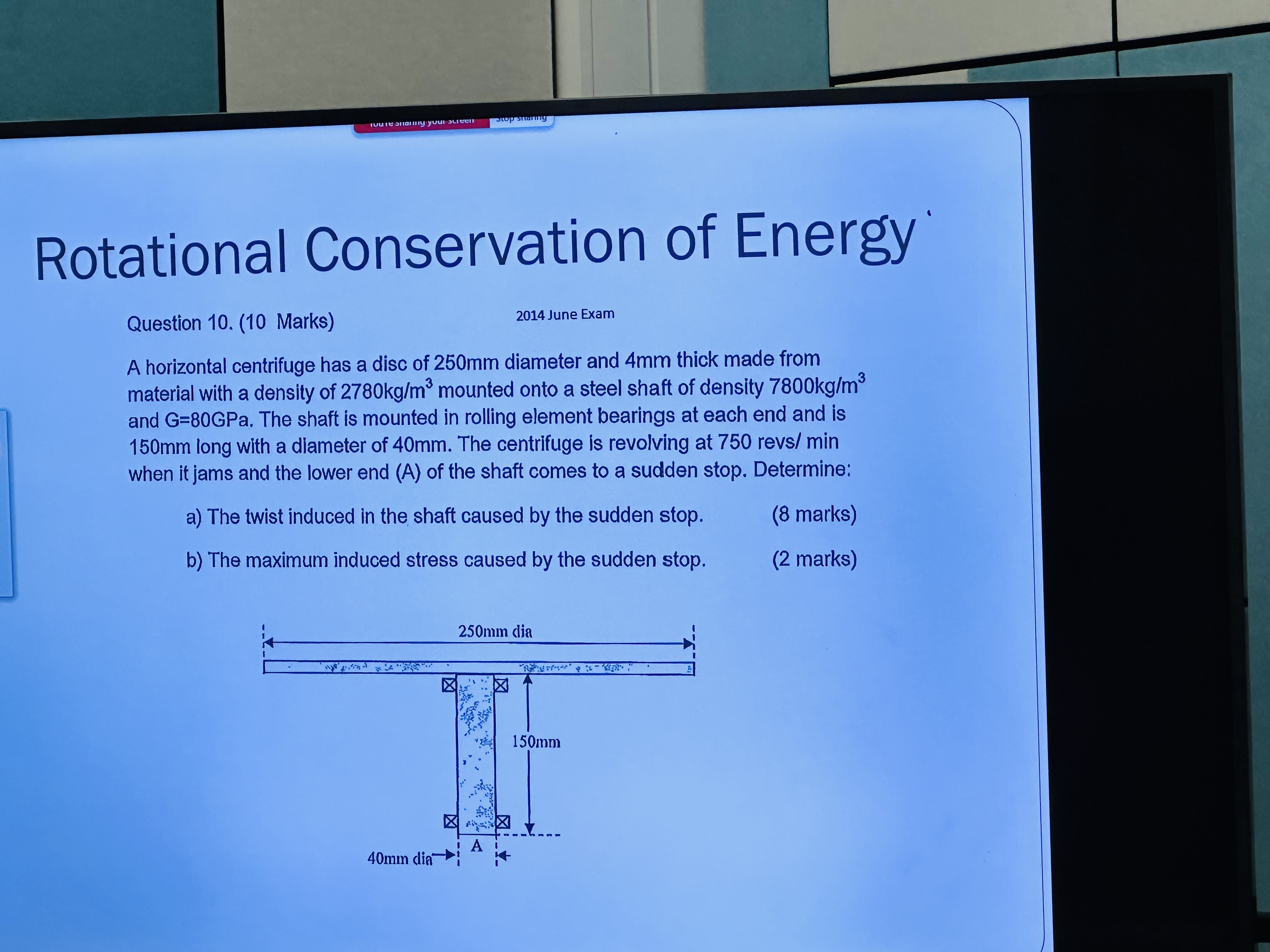 Solved Rotational Conservation of EnergyQuestion 10. (10 | Chegg.com
