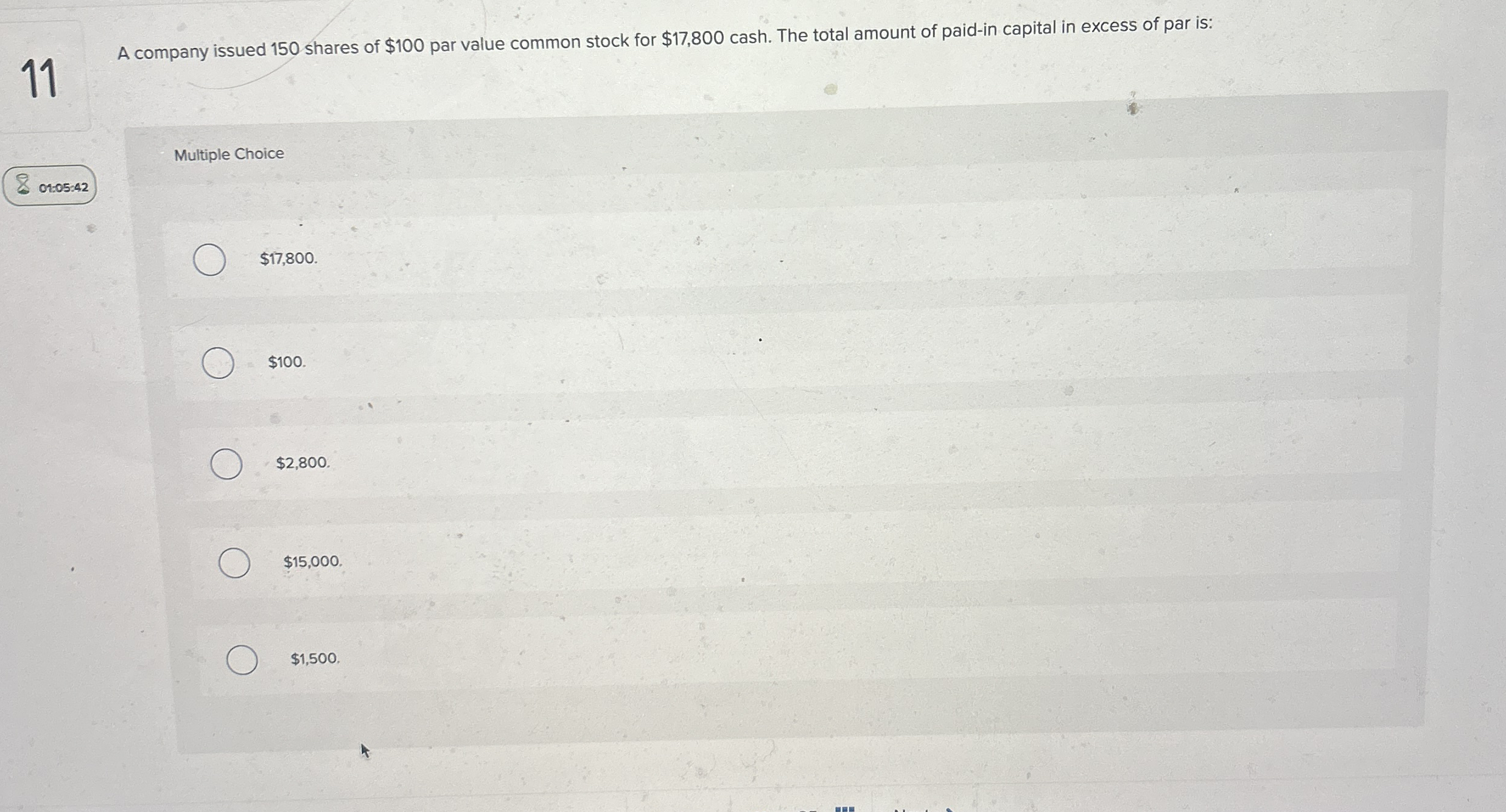 Solved 11A company issued 150 ﻿shares of $100 ﻿par value | Chegg.com