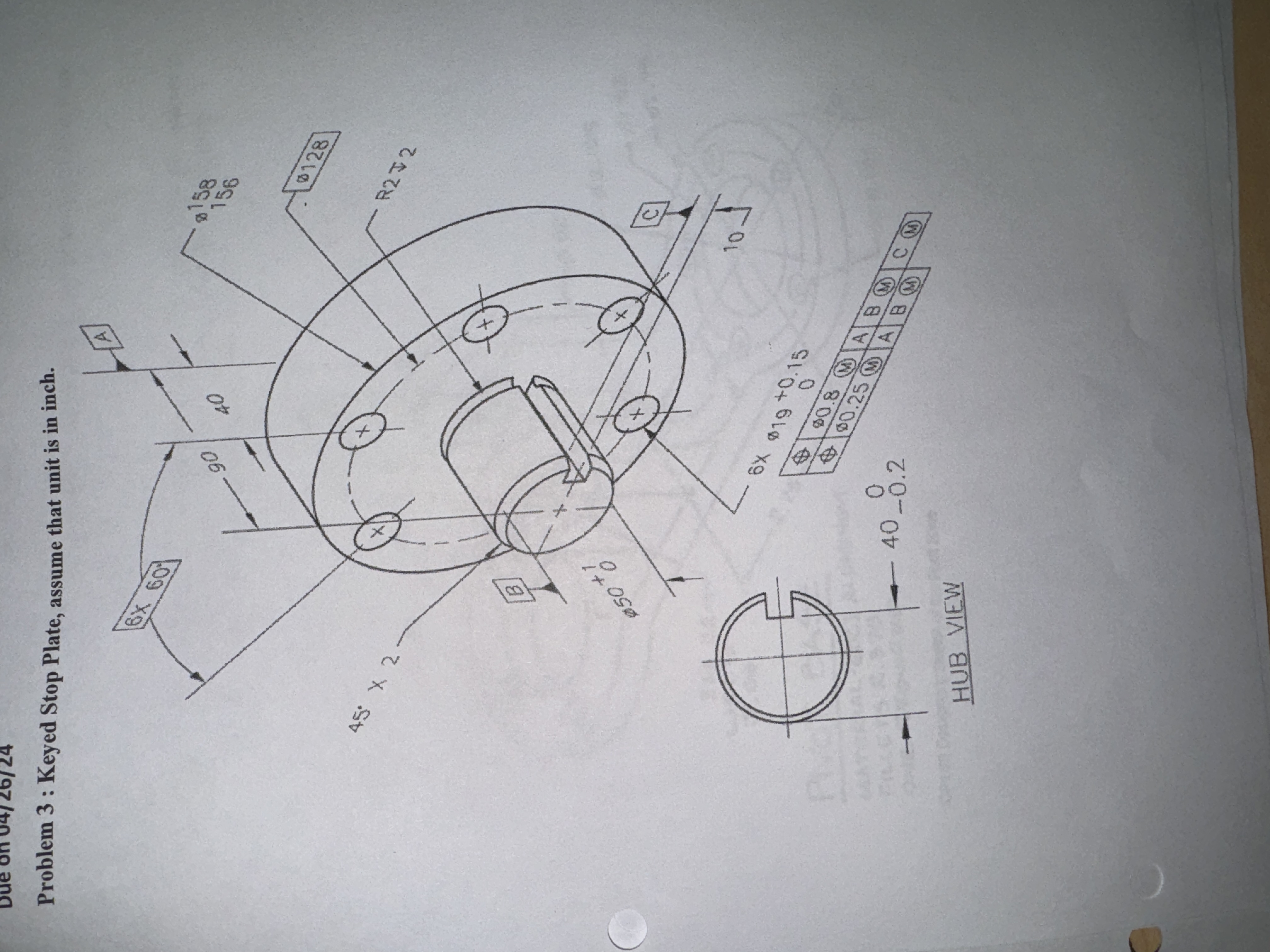 create this part in creo parametric 10.0. ﻿and show | Chegg.com