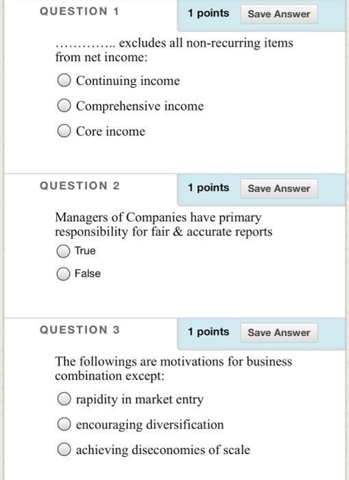 Solved QUESTION 1 1 points Save Answer excludes all | Chegg.com