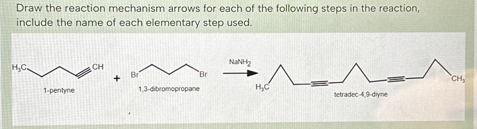 Solved Draw the reaction mechanism arrows for each of the | Chegg.com