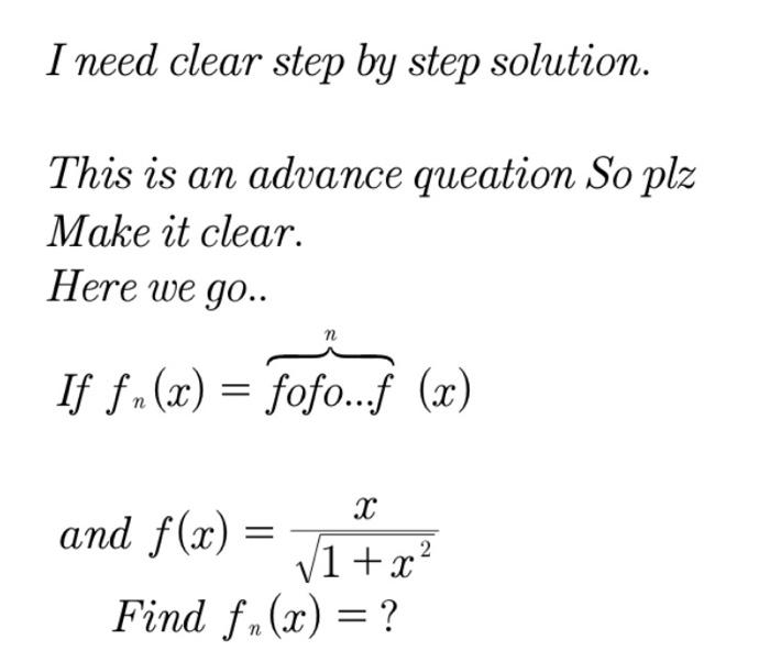Solved I need help for my math project So plz show me all | Chegg.com
