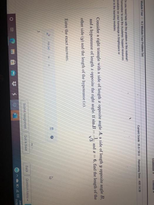 Solved Gradbook LI Module Fourt 4-2 Module Four Problem Set | Chegg.com