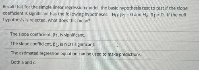 linear regression slope hypothesis test