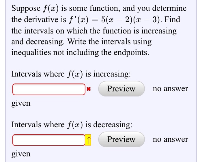 Solved Suppose f(x) is some function, and you determine the | Chegg.com
