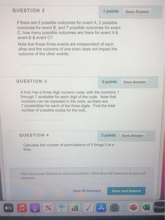 Solved QUESTION 2 1 points Save Answer If there are 5 | Chegg.com