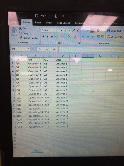 Solved Write a code in PHP that will read this Excel data | Chegg.com