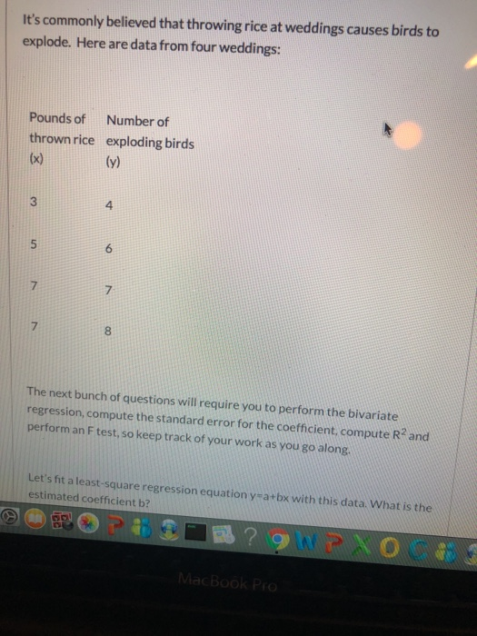 Solved It's commonly believed that throwing rice at weddings