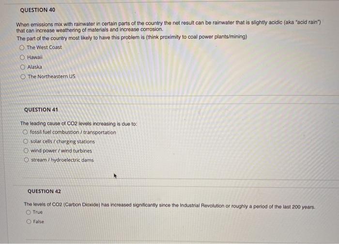 Solved QUESTION 37 These factors can weaken a hurricane