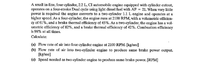 Solved 21- The following is an C.I engine a) diesel engine