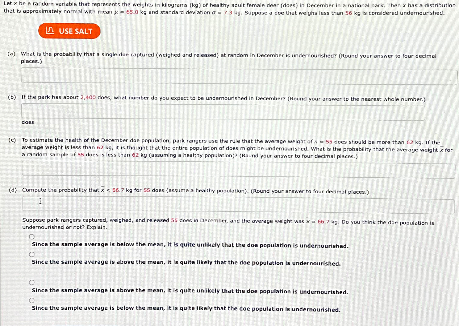 Let x ﻿be a random variable that represents the | Chegg.com