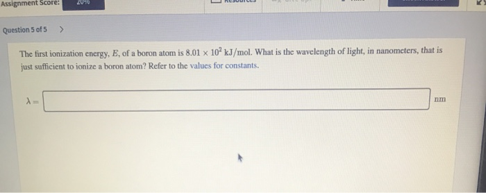 Solved Assignment Score: 2010 Resum Question 5 of 5 > The | Chegg.com