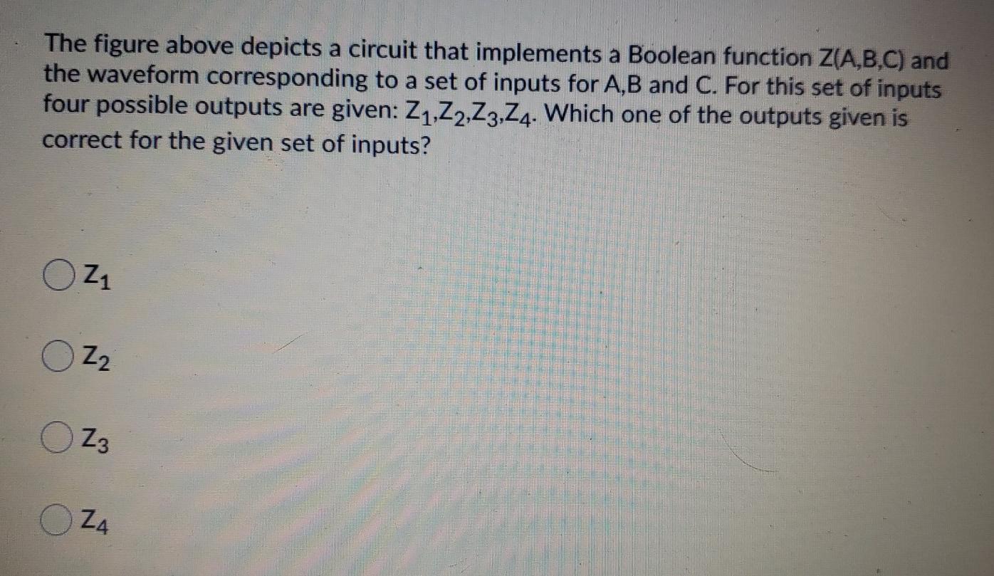 Solved А в B 앉 HD ܘܐ A B 1 C Z Z2 Z3 Z. 1 The figure above | Chegg.com