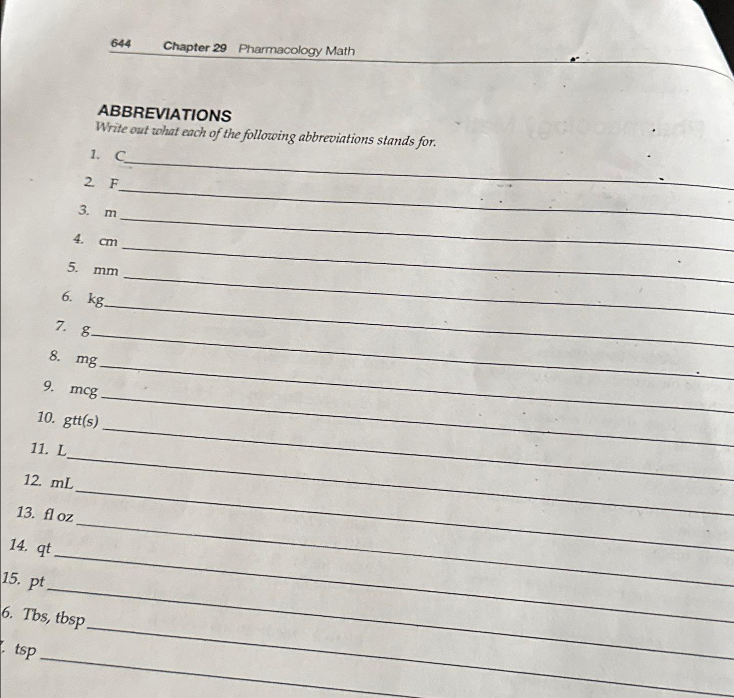 solved-644chapter-29-pharmacology-mathabbreviationswrite-chegg