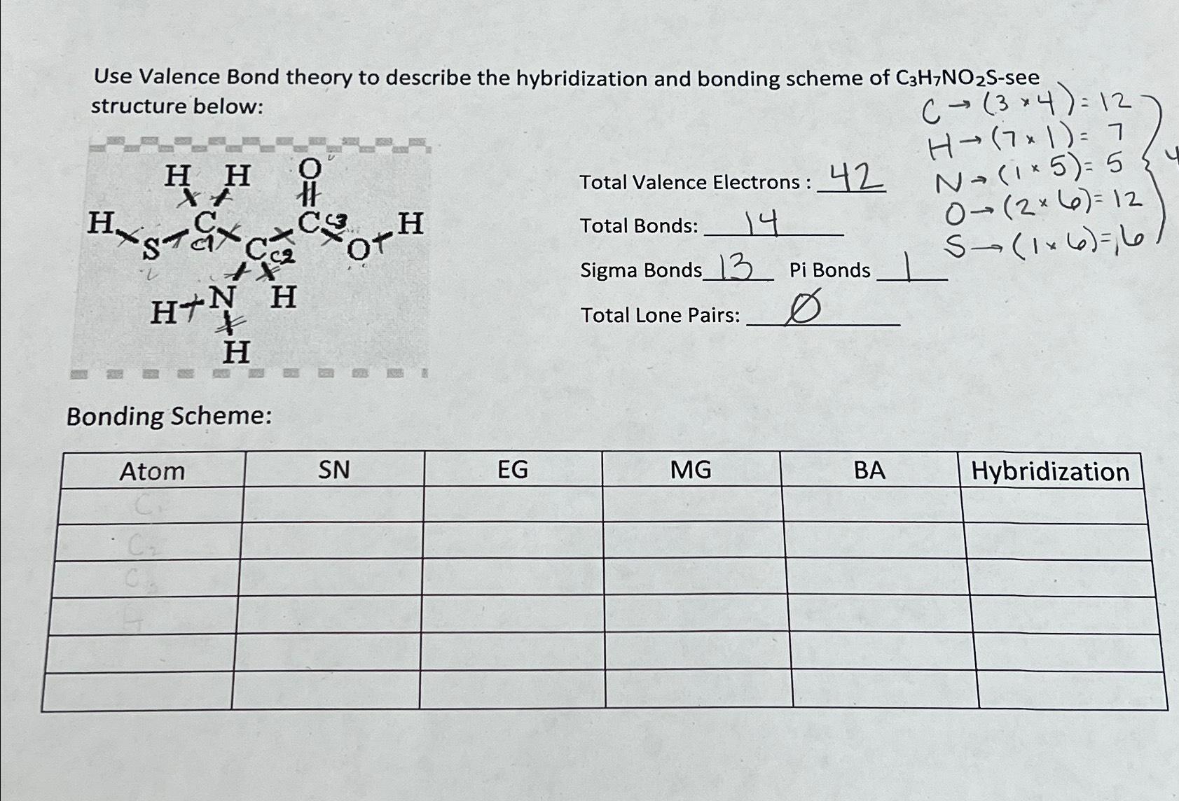 Solved Use Valence Bond Theory To Describe The Hybridization | Chegg.com