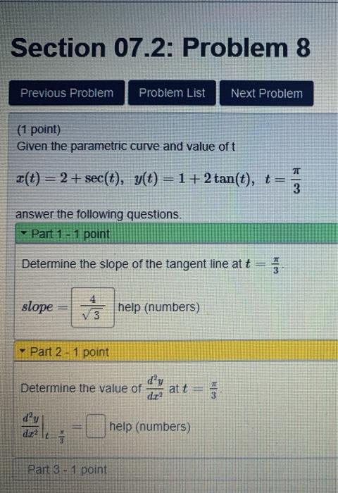 Solved Section 07.4: Problem 5 Previous Problem Problem List | Chegg.com