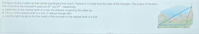 Solved The Figure Shows A Cable Car That Carries Passengers | Chegg.com