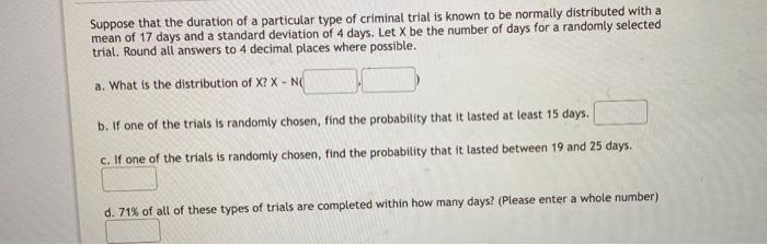 Solved Suppose That The Duration Of A Particular Type Of | Chegg.com ...