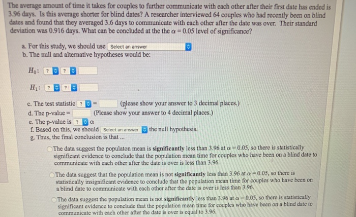 The Blind Date Test