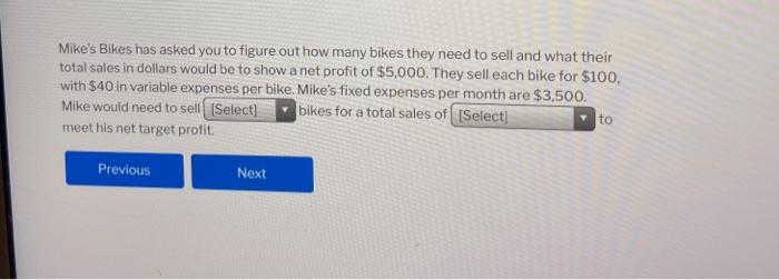 mike's bikes has mountain bikes