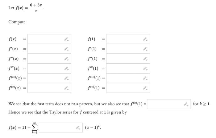 Solved Let F(x)=x6+5x. Compute | Chegg.com