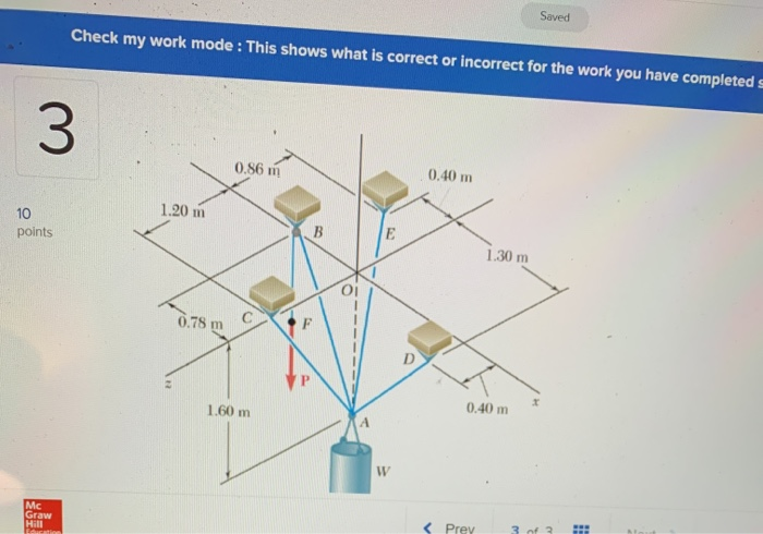 Solved 2.140 A container of weight W is suspended from ring