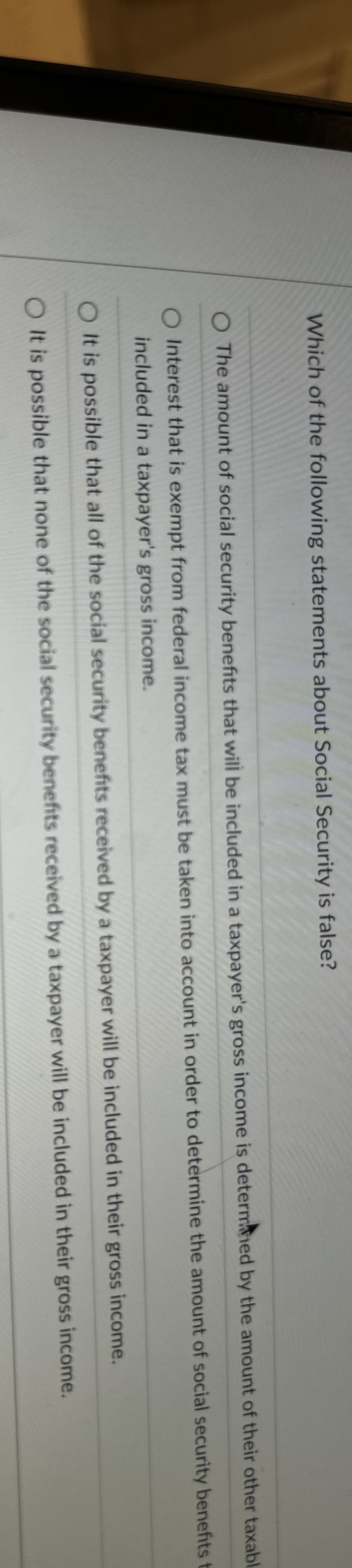 Solved Which of the following statements about Social