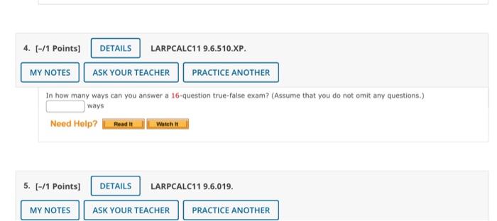 Solved In how many ways can you answer a 16-question | Chegg.com