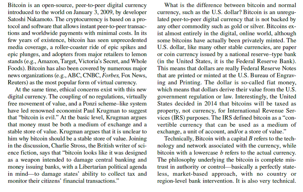 bitcoin as an ethical dilemma case study