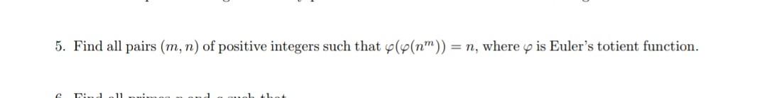 Solved 5. Find all pairs (m, n) of positive integers such | Chegg.com