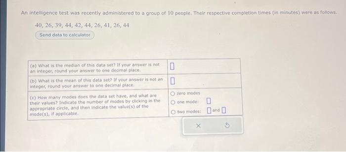 Solved An intelligence test was recently administered to a | Chegg.com